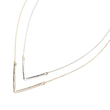 Vパーツ2連ネックレス | monamona | 詳細画像3 