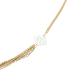 アソート6連チェーンマットひし形紐ネックレス | monamona | 詳細画像3 