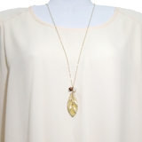 エポ載せリーフモチーフロングネックレス | monamona | 詳細画像2 