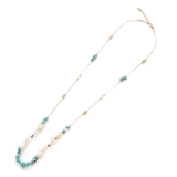 さざれ石ロングチェーンネックレス | monamona | 詳細画像3 