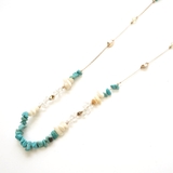 さざれ石ロングチェーンネックレス | monamona | 詳細画像4 