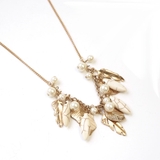 フェザーモチーフトルコビーズネックレス | monamona | 詳細画像7 