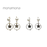 パール&スター3WAYピアス | monamona | 詳細画像1