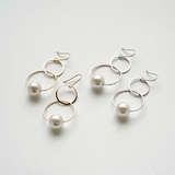 2連サークル下がりピアス | monamona | 詳細画像3 