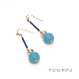 アクリル玉フック下がりピアス   | monamona | 詳細画像1 