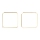 バー＆パールスクエア2連ブレス | monamona | 詳細画像3 