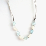 シルバー | ネックレス さざれ石 カラーコンビ | monamona