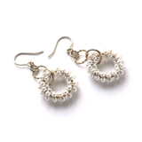 ビーズフープ下がりピアス | monamona | 詳細画像4 