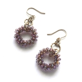 ビーズフープ下がりピアス | monamona | 詳細画像6 