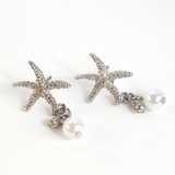 マリンモチーフピアス シェルスターフィッシュゴールドシルバーパール | monamona | 詳細画像5 