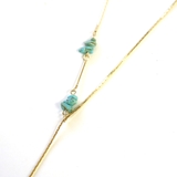 Y字ネックレス ゴールドチェーン トルコクリスタル | monamona | 詳細画像6 