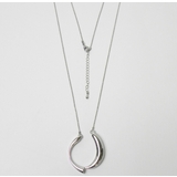 シルバー | デザインボールチェーンネックレス | monamona