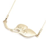 リーフモチーフネックレス パールストーンシンプル シルバーゴールド | monamona | 詳細画像9 