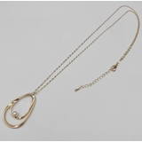 GOLD | オーバルリングネックレス | monamona
