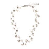 パールウェーブラインネックレス | monamona | 詳細画像3 