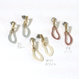 くすみカラー デザインフープピアス | monamona | 詳細画像2 