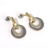 くすみカラー デザインフープピアス | monamona | 詳細画像4 