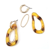 フープピアス ３Way デザインフープ さがり クロッシング | monamona | 詳細画像8 