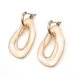 フープピアス ３Way デザインフープ さがり クロッシング | monamona | 詳細画像3 