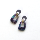 アクリルマーブル下がりピアス | monamona | 詳細画像4 