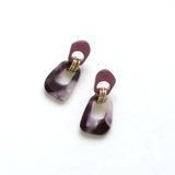 アクリルマーブル下がりピアス | monamona | 詳細画像5 