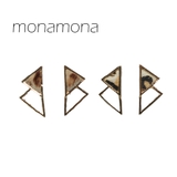 Wトライアングルはらこピアス | monamona | 詳細画像1 