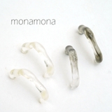 ピアス ハーフフープ クリア | monamona | 詳細画像1 