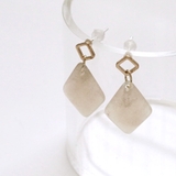 ダイヤモチーフさがりピアス | monamona | 詳細画像5 