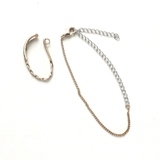 イヤカフ スパイラルチェーン 片耳 | monamona | 詳細画像8 