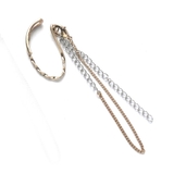 マットゴールド | イヤカフ スパイラルチェーン 片耳 | monamona