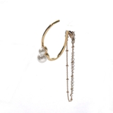 イヤカフ パールチェーン 片耳 | monamona | 詳細画像11 