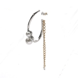 イヤカフ パールチェーン 片耳 | monamona | 詳細画像7 