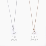 マグネット留めネックレスシンプルワントップ1石三角 | monamona | 詳細画像2