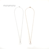 マグネット留めネックレスシンプルワントップ1石三角 | monamona | 詳細画像1