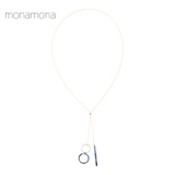 アセチバー&丸スライドY字ネックレス | monamona | 詳細画像1