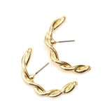 ねじりデザインイヤカフ風ピアス | monamona | 詳細画像7 