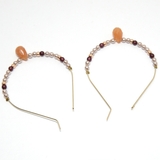 ドロップ型パール＆ビーズ涙下がりピアス | monamona | 詳細画像5 