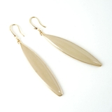 リーフモチーフロングピアスフック掛けシンプル揺れる | monamona | 詳細画像10 