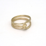 センターノットマットリング シルバー ゴールド | monamona | 詳細画像10 