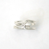 マットシルバー | センターノットマットリング シルバー ゴールド | monamona