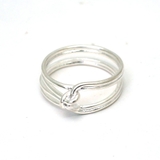 センターノットマットリング シルバー ゴールド | monamona | 詳細画像6 