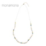 パール＆カラービーズネックレス | monamona | 詳細画像2 