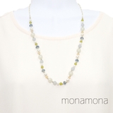 パール＆カラービーズネックレス | monamona | 詳細画像1 