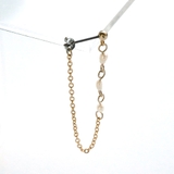 淡水パールチェーンピアス3粒タイプ | monamona | 詳細画像6 