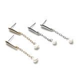 ピアス淡水パール下がりデザイン | monamona | 詳細画像1 