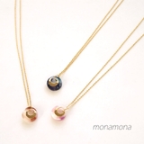 月の輪モチーフ細身ゴールドチェーンネックレス | monamona | 詳細画像1