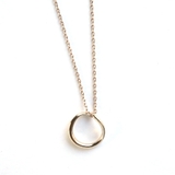 ゴールド系 | 丸型トップロングチェーンネックレス | monamona