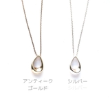 なみだ型トップロングチェーンネックレス | monamona | 詳細画像2 