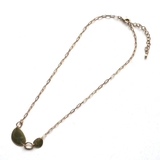 マーブルプレートショートチェーンネックレス | monamona | 詳細画像7 