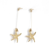 スターフィッシュスイングピアス マリンモチーフゴールド華奢揺れる | monamona | 詳細画像7 